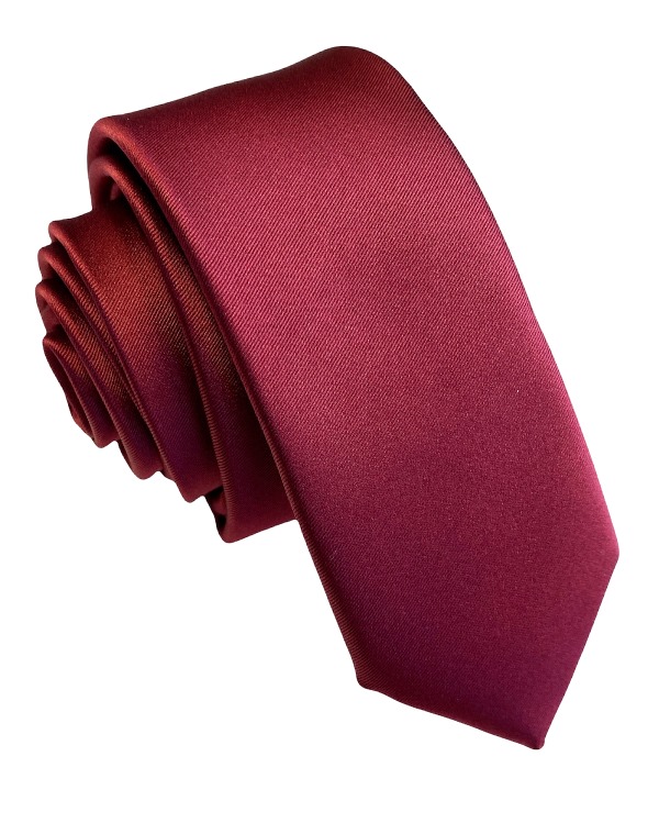 Bordová SLIM kravata