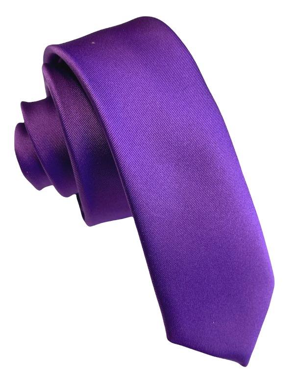 Fialová SLIM kravata