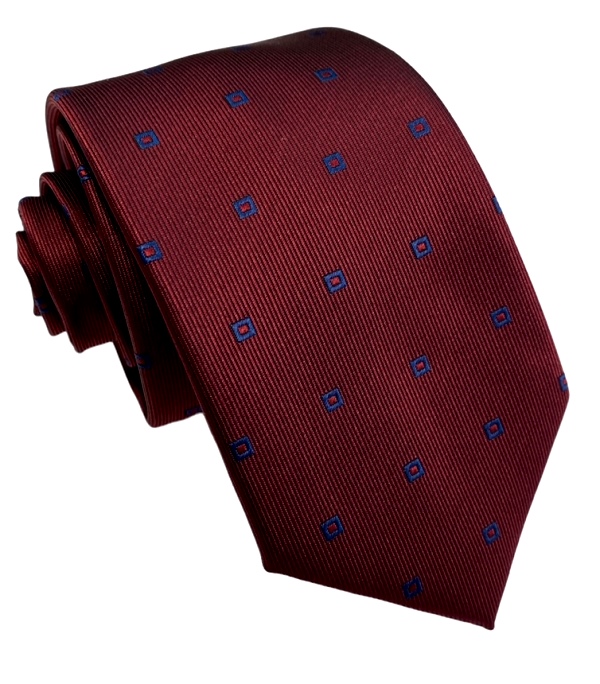 Bordová kravata