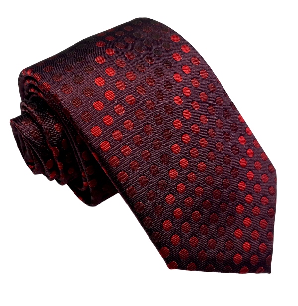 Červená kravata polyester