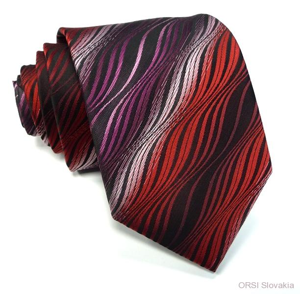 Červená kravata polyester