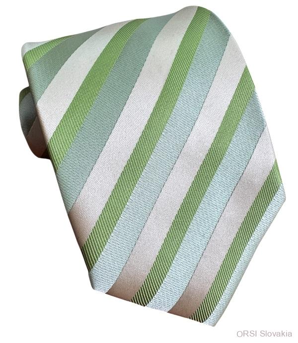 Zelená kravata polyester