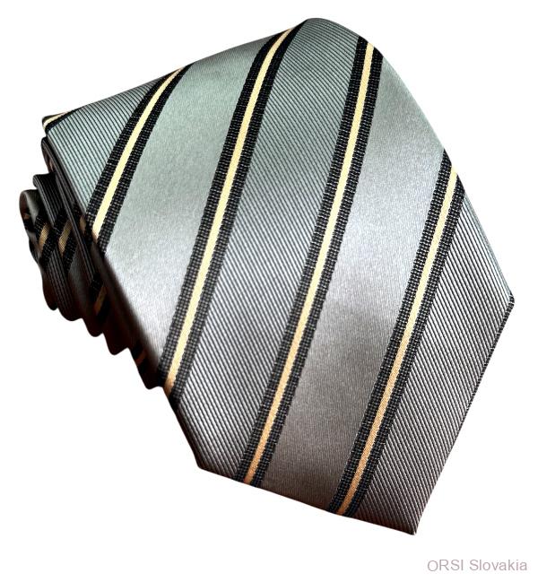 Béžová kravata polyester