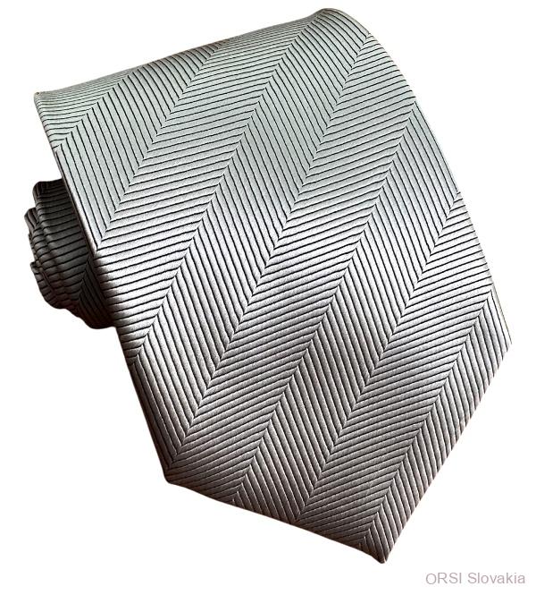 Béžová kravata polyester