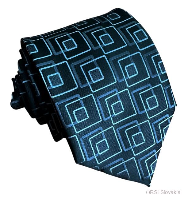 Čierna kravata polyester