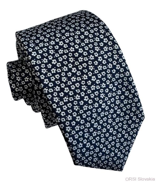 Modrá kravata polyester