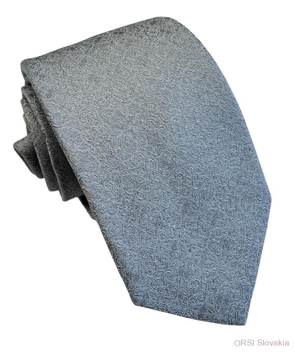 Sivá kravata hodváb V.I.P.
