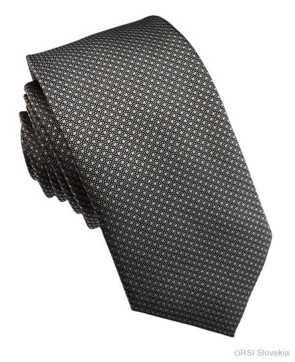 Béžová kravata polyester