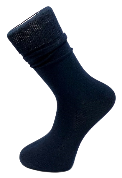 Modré ponožky z česanej bavlny