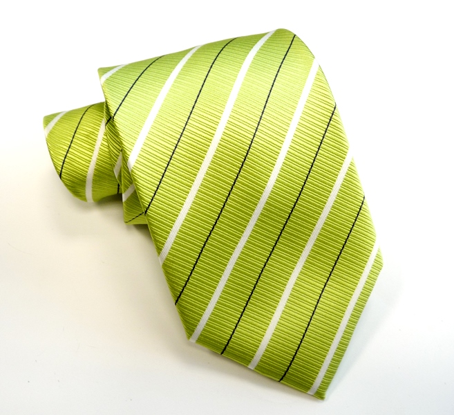 Zelená kravata polyester