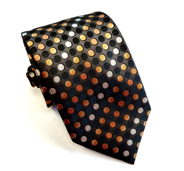 Oranžová kravata polyester