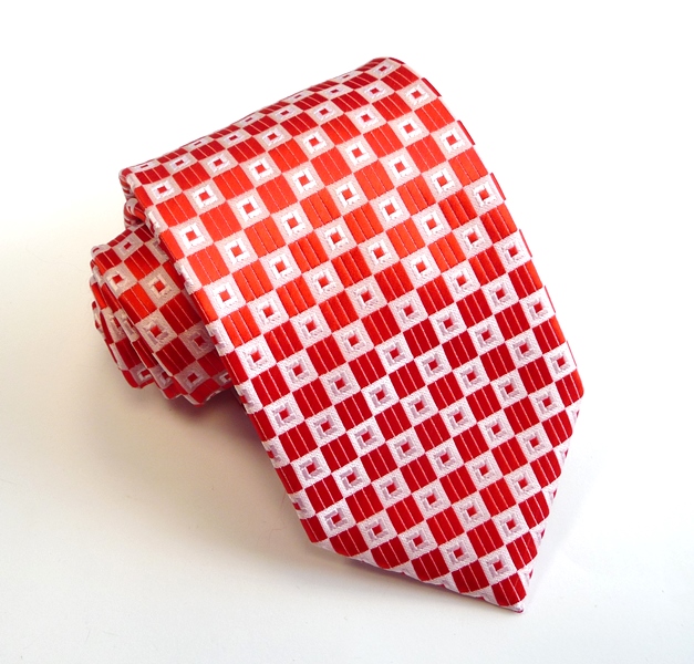 Červená kravata polyester