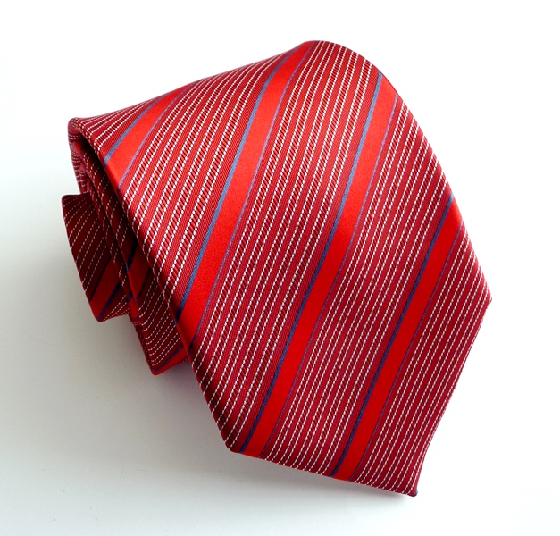 Červená kravata polyester