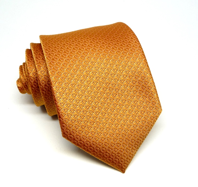 Oranžová kravata polyester