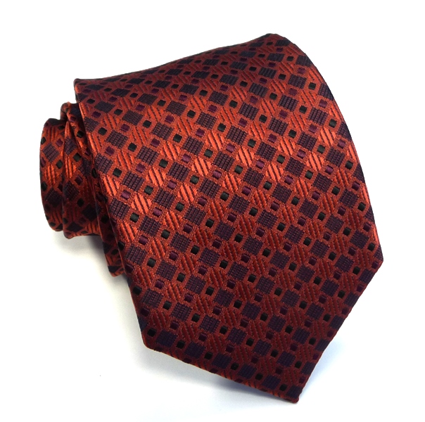 Oranžová kravata polyester