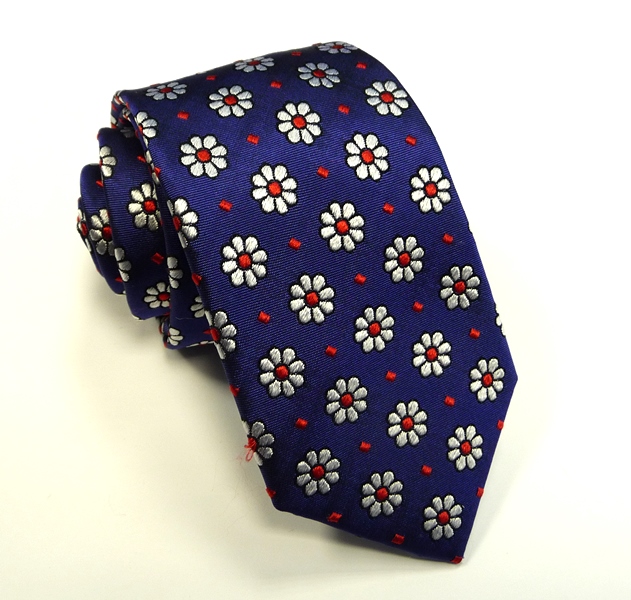 Modrá kravata hodváb V.I.P.