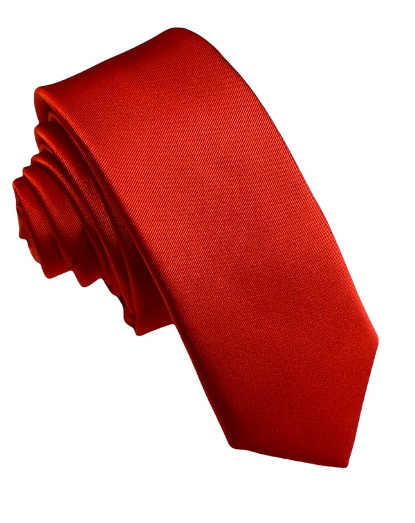 Červená SLIM kravata
