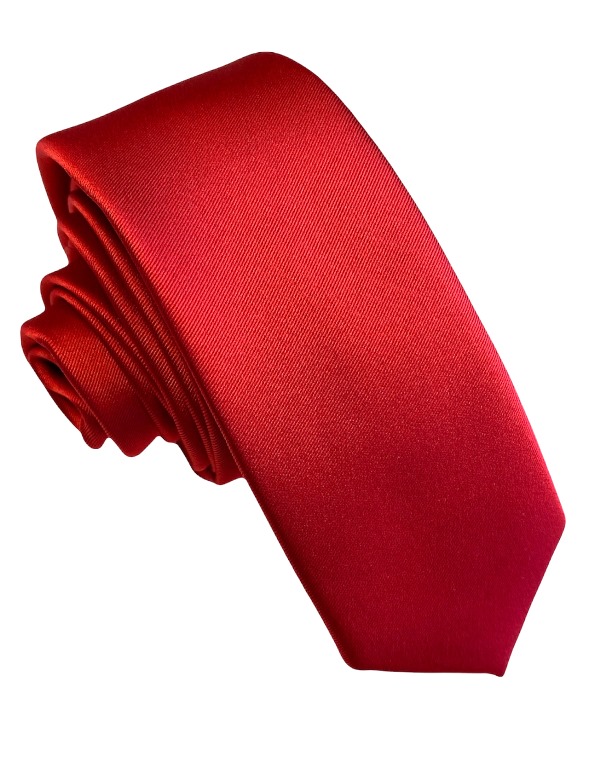 Červená SLIM kravata