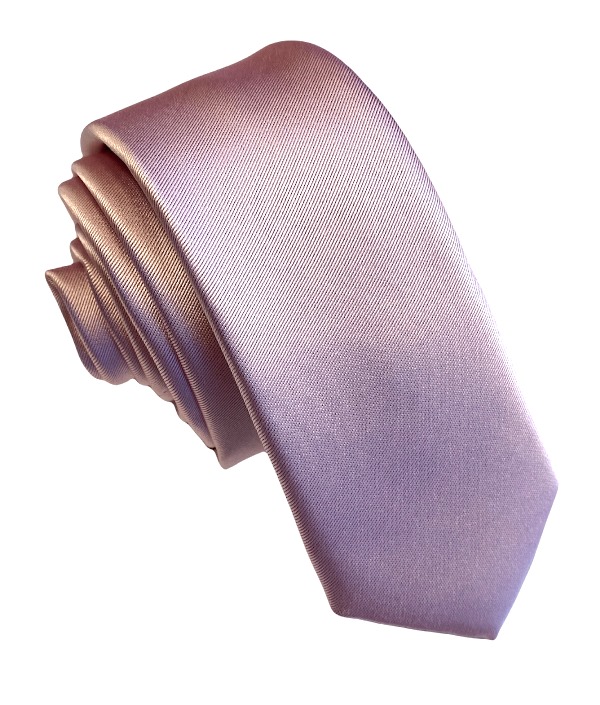 Ružová SLIM kravata