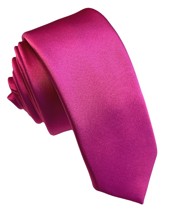Magentová SLIM kravata