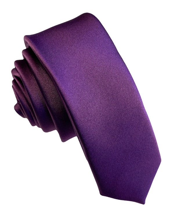 Fialová SLIM kravata