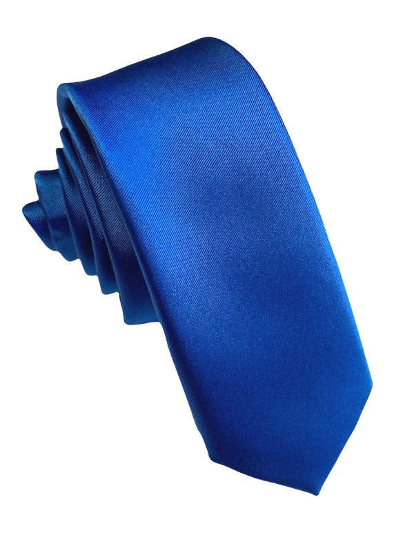 Modrá SLIM kravata