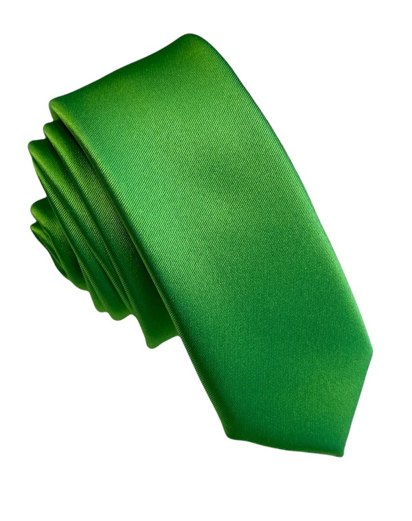 Zelená SLIM kravata