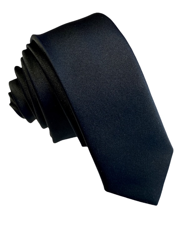 Čierna SLIM kravata