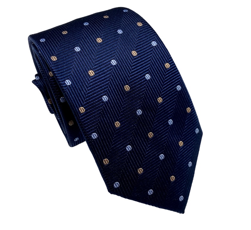 Modrá kravata hodváb V.I.P.