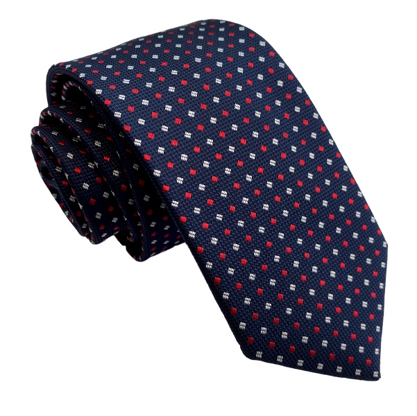 Modrá kravata polyester