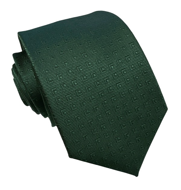 Zelená kravata polyester