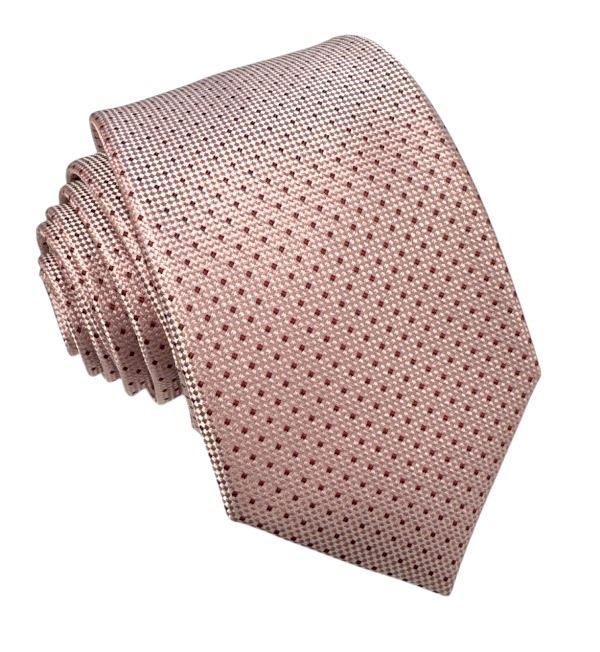 Ružová kravata polyester