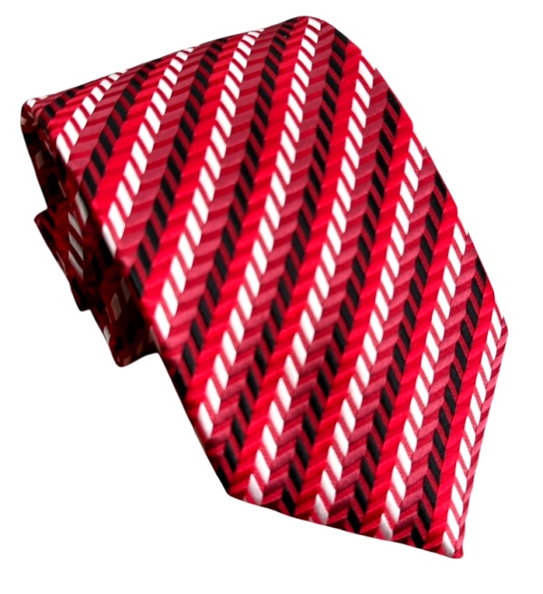 Červená kravata polyester
