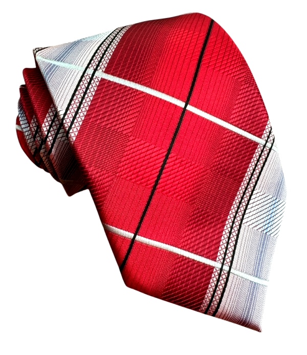 Červená kravata polyester