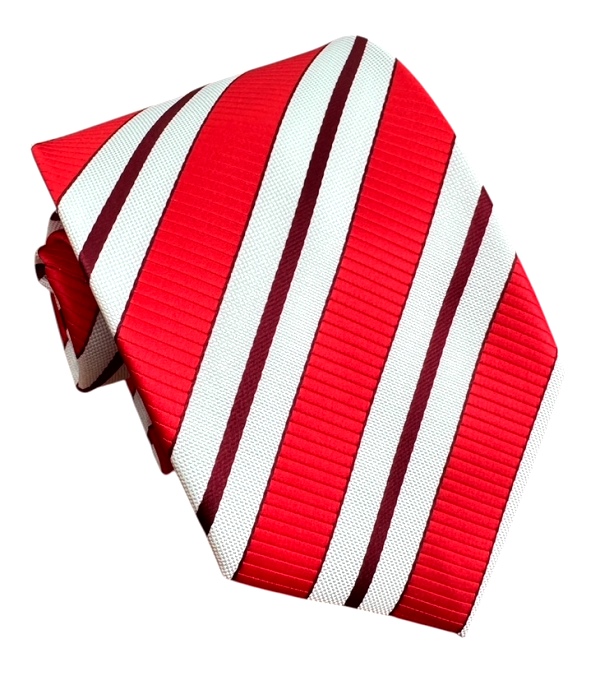 Červená kravata polyester
