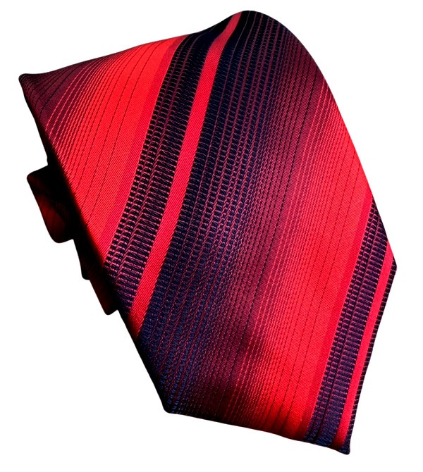 Červená kravata polyester