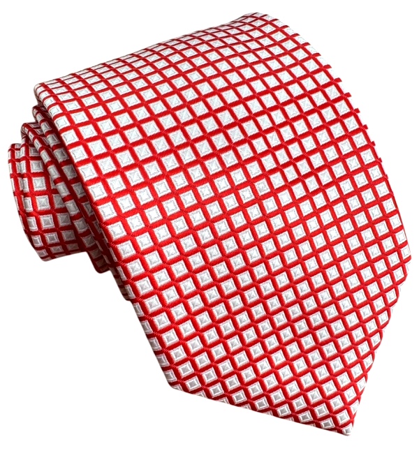 Červená kravata polyester