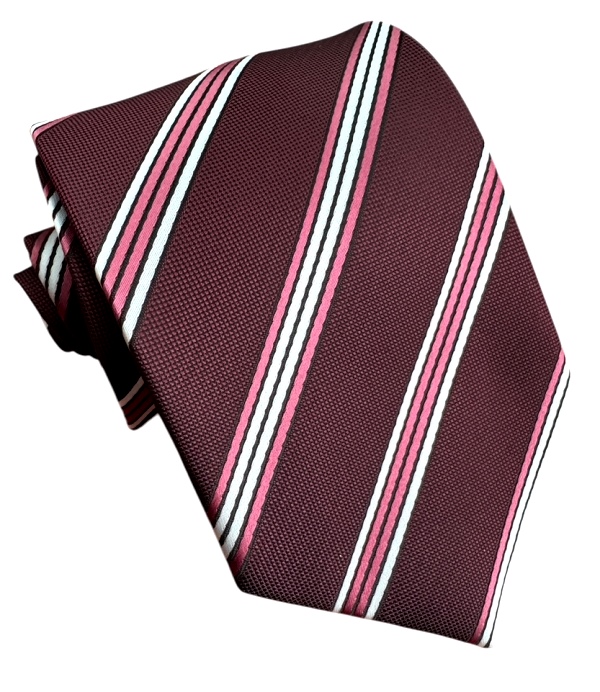 Staroružová kravata polyester