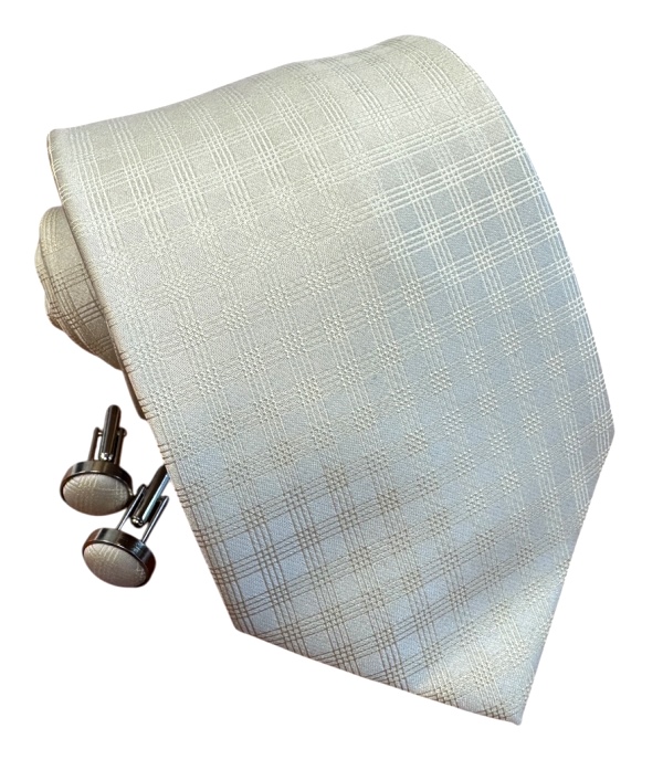 Smotanová kravata polyester
