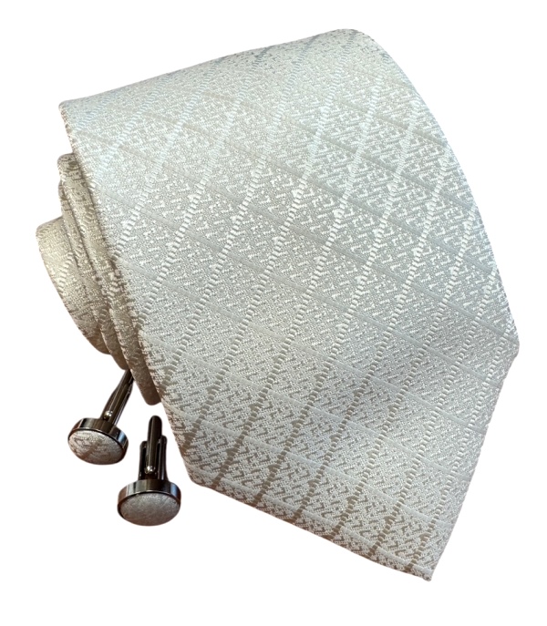 Smotanová kravata polyester