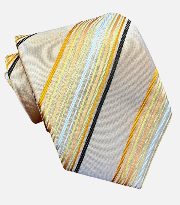 Oranžová kravata polyester