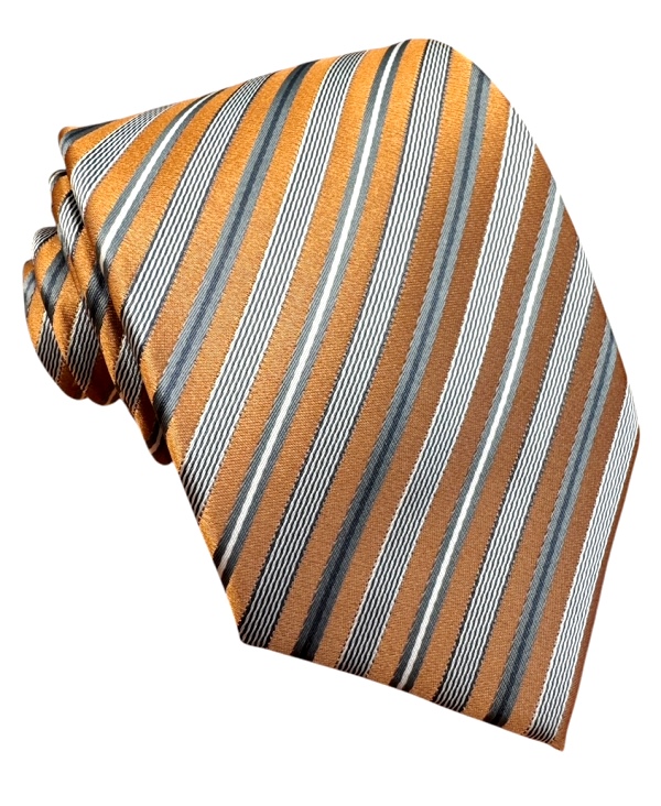 Oranžová kravata polyester