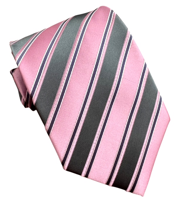 Ružová kravata polyester