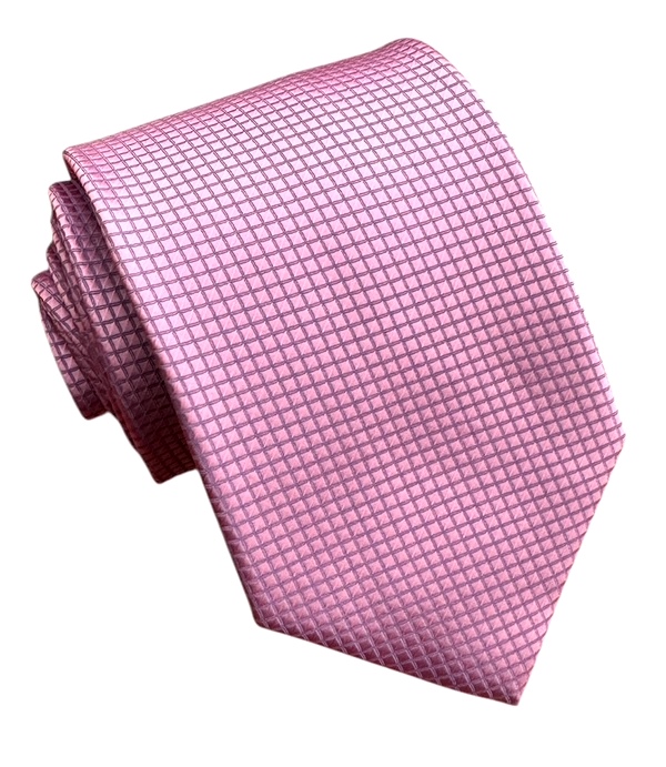 Ružová kravata polyester