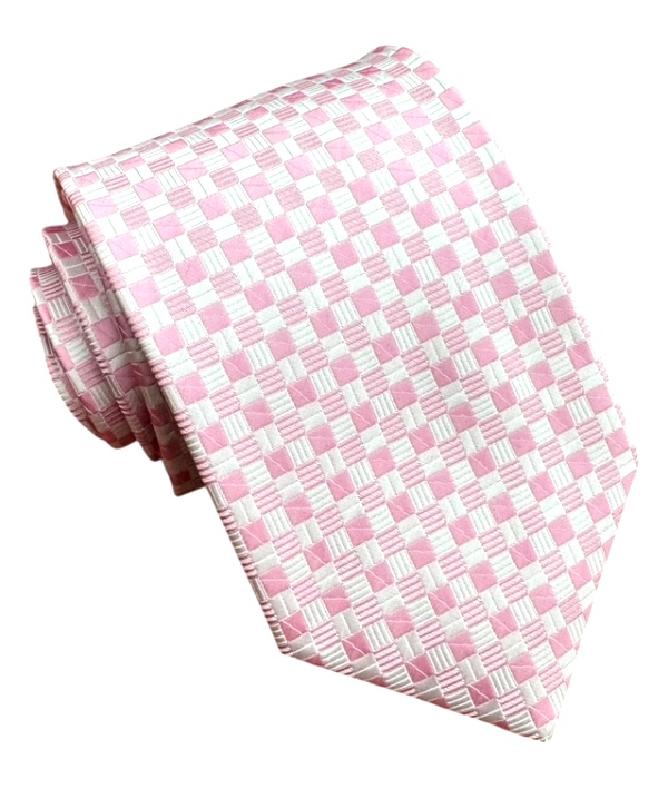 Ružová kravata polyester
