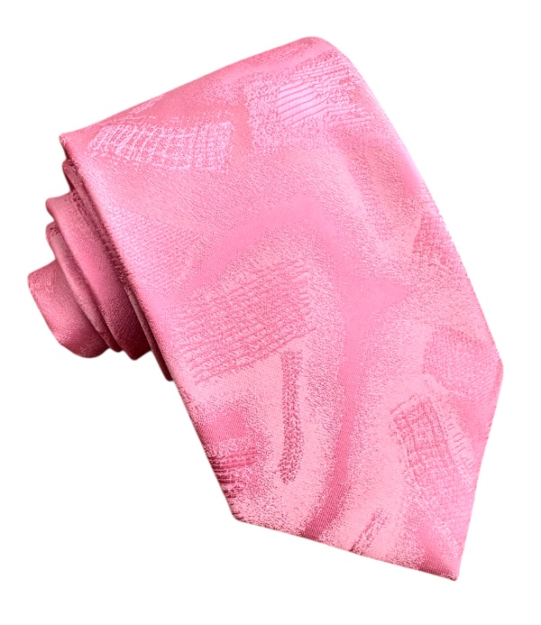 Ružová kravata polyester