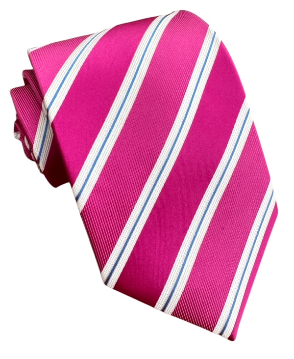 Magentová kravata polyester