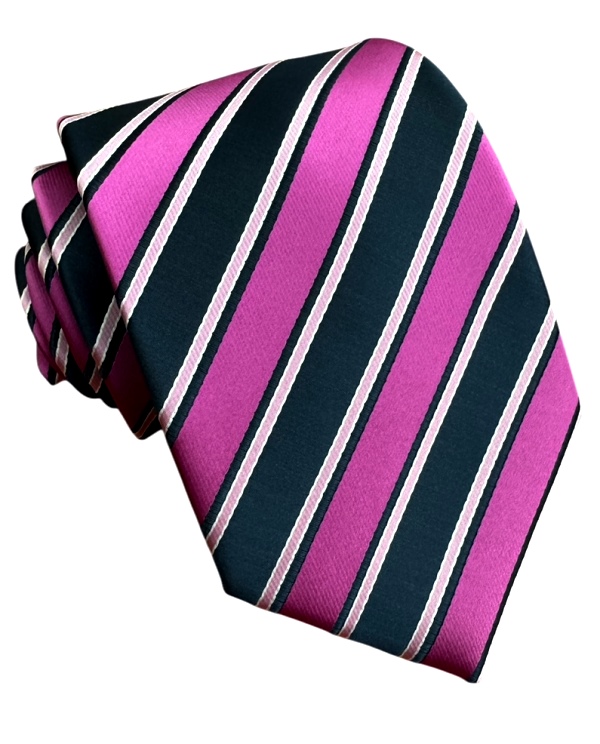 Magentová kravata polyester