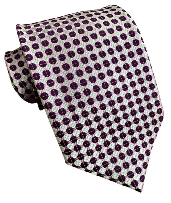 Magentová kravata polyester