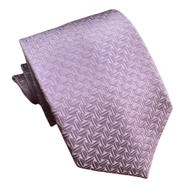 Ružová kravata polyester
